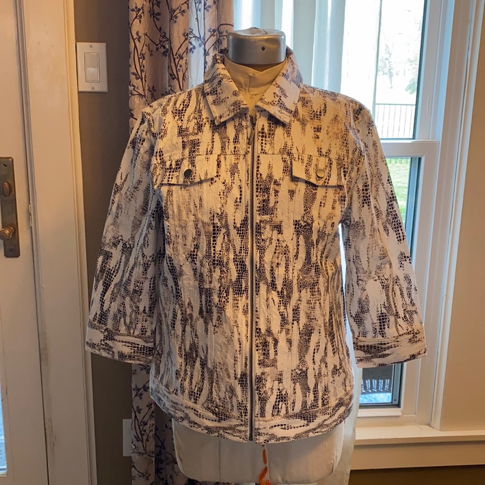 Chico’s Animal Print Jacket